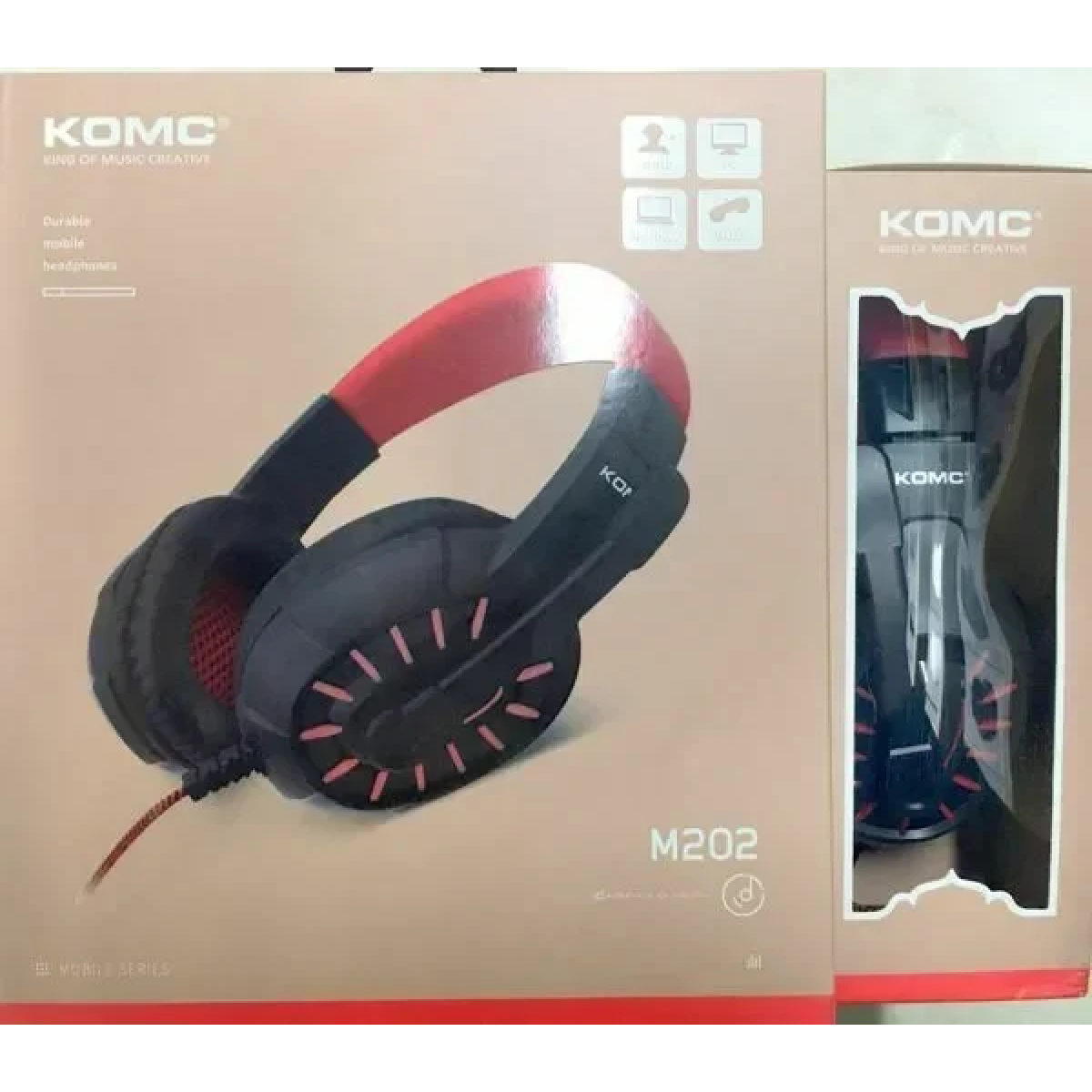 Ενσύρματα Ακουστικά Gaming με Μικρόφωνο KOMC M202 - Image 2
