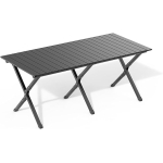Αναδιπλούμενο Φορητό Τραπέζι Camping 120x60x45cm Μαύρο