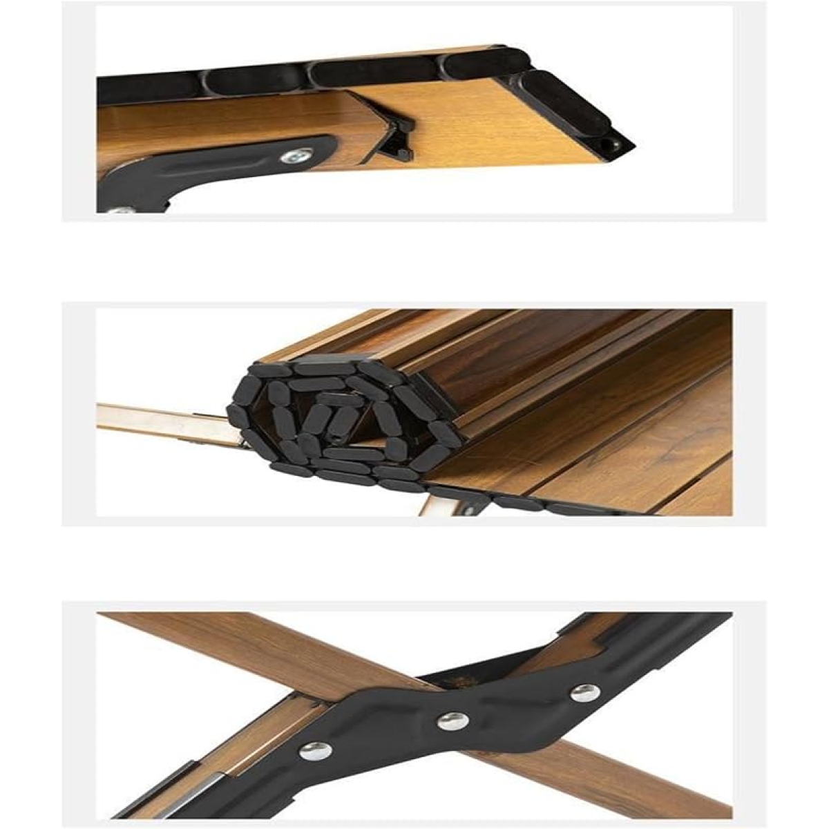 Αναδιπλούμενο Φορητό Τραπέζι Camping 120x60x45cm Μαύρο
