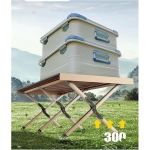 Αναδιπλούμενο Φορητό Τραπέζι Camping 120x60x45cm Μαύρο