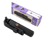 Αναδιπλούμενο Selfie Stick με ασύρματο χειρισμό 71cm JC-03 μαύρο