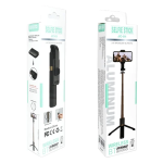 Αναδιπλούμενο Selfie Stick με ασύρματο χειρισμό 95.5cm JC-01 μαύρο - Image 3