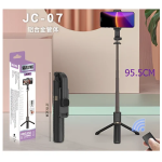 Αναδιπλούμενο Selfie Stick με ασύρματο χειρισμό 95.5cm JC-07 μαύρο - Image 3
