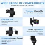 Αναδιπλούμενο Selfie Stick Με Bluetooth Και Περιστροφή 360° JC-25H Μαύρο