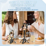 Αναδιπλούμενο Selfie Stick Με Bluetooth Και Περιστροφή 360° JC-25H Μαύρο