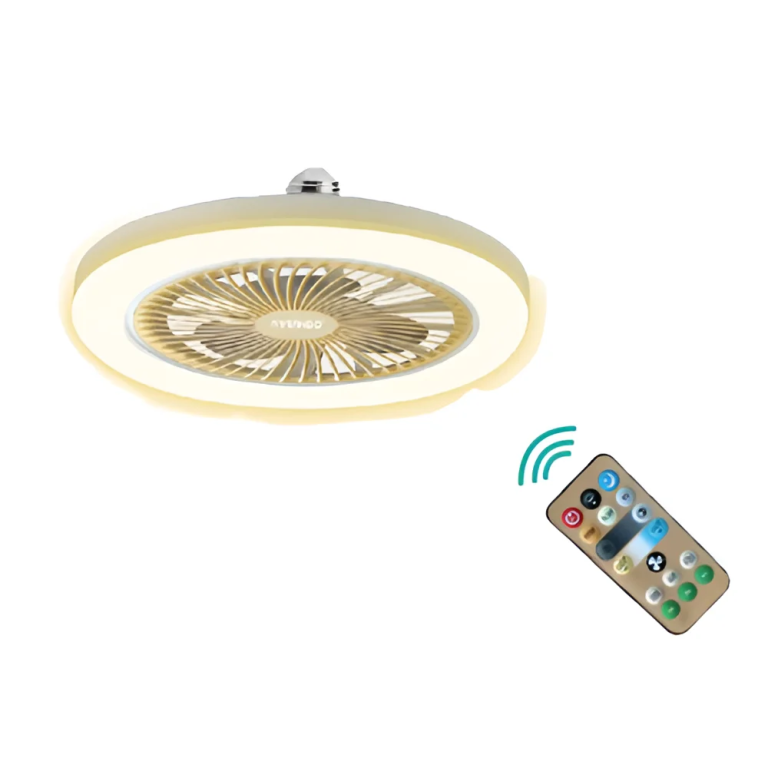 Ανεμιστήρας Οροφής Φ22.5cm με Φως Led 3000-6500K και Τηλεχειριστήριο Arrango AFS49118