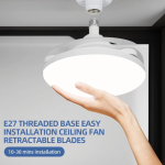 Ανεμιστήρας Οροφής Με Φως LED 120W Και Τηλεχειριστήριο RiXME