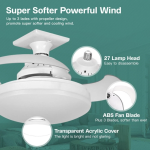 Ανεμιστήρας Οροφής Με Φως LED 120W Και Τηλεχειριστήριο RiXME