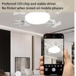 Ανεμιστήρας Οροφής Με LED Φως & Τηλεχειριστήριο – Συμβατός Με Υποδοχή E27