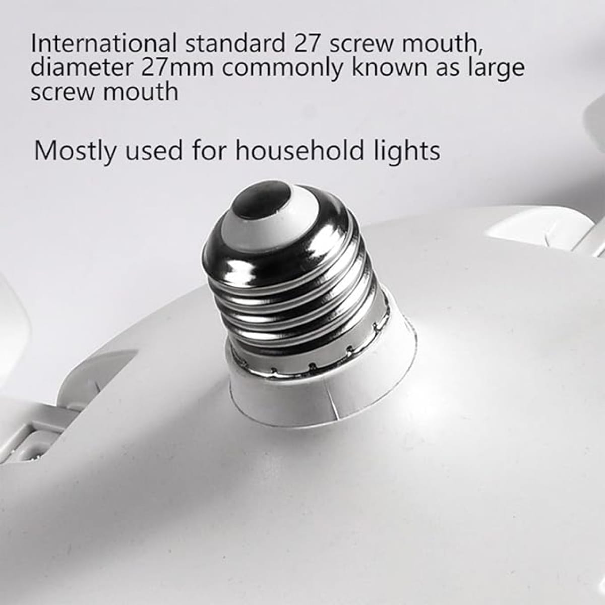 Ανεμιστήρας Οροφής Με LED Φως & Τηλεχειριστήριο – Συμβατός Με Υποδοχή E27