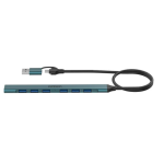 Αντάπτορας HUB USB-C & USB 3.0 με πολλαπλές θύρες εξόδου OTN-UCA9702 πράσινο - Image 2