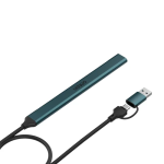 Αντάπτορας HUB USB-C & USB 3.0 με πολλαπλές θύρες εξόδου OTN-UCA9702 πράσινο - Image 3