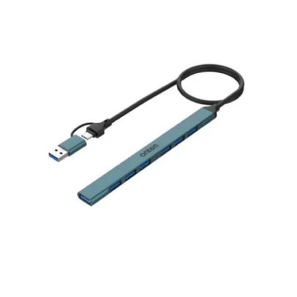 Αντάπτορας HUB USB-C & USB 3.0 με πολλαπλές θύρες εξόδου OTN-UCA9702 πράσινο