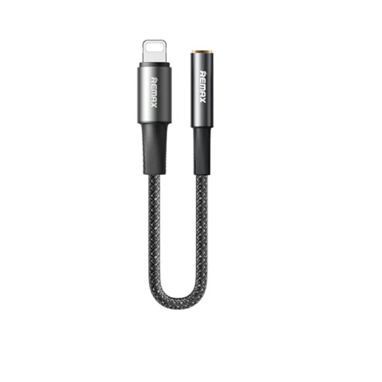 Αντάπτορας ήχου Lightning to 3.5mm Remax C22 μαύρο