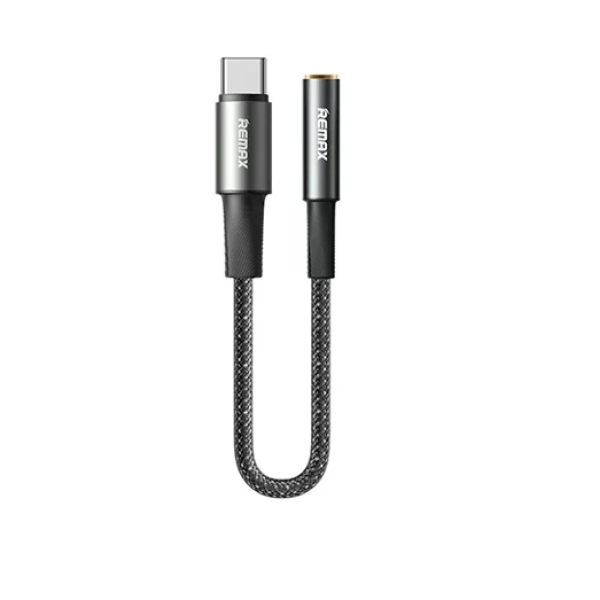 Αντάπτορας ήχου Type-C to 3.5mm Remax C23 μαύρο