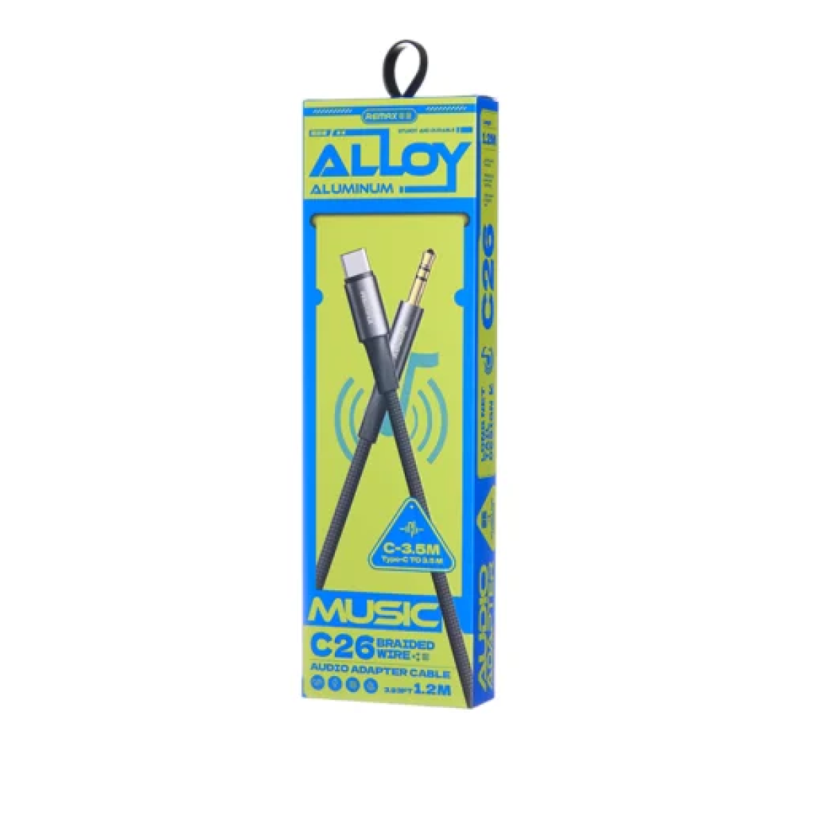 Αντάπτορας ήχου Type-C to 3.5mm Remax C26 μαύρο - Image 2