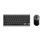 Aoas A1011 Ασύρματο Bluetooth Σετ Πληκτρολόγιο & Ποντίκι Αγγλικό US Γκρι