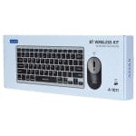 Aoas A1011 Ασύρματο Bluetooth Σετ Πληκτρολόγιο & Ποντίκι Αγγλικό US Γκρι