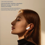 Ασύρματα ακουστικά Bluetooth με θήκη φόρτισης DM-TW19 λευκό - Image 4