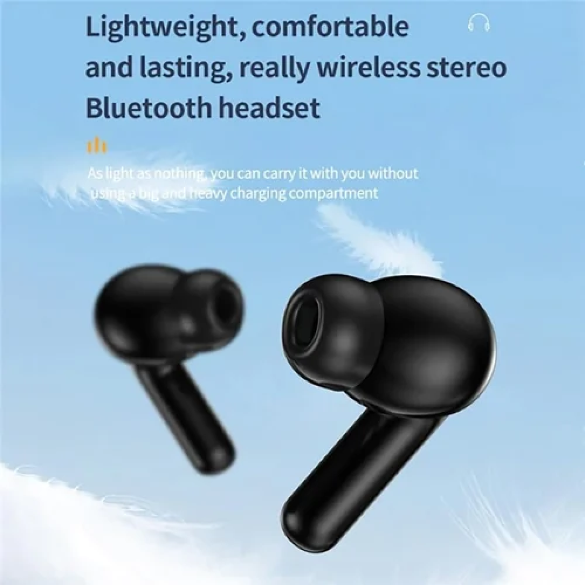 Ασύρματα ακουστικά Bluetooth με θήκη φόρτισης DM-TW21 μαύρο - Image 5