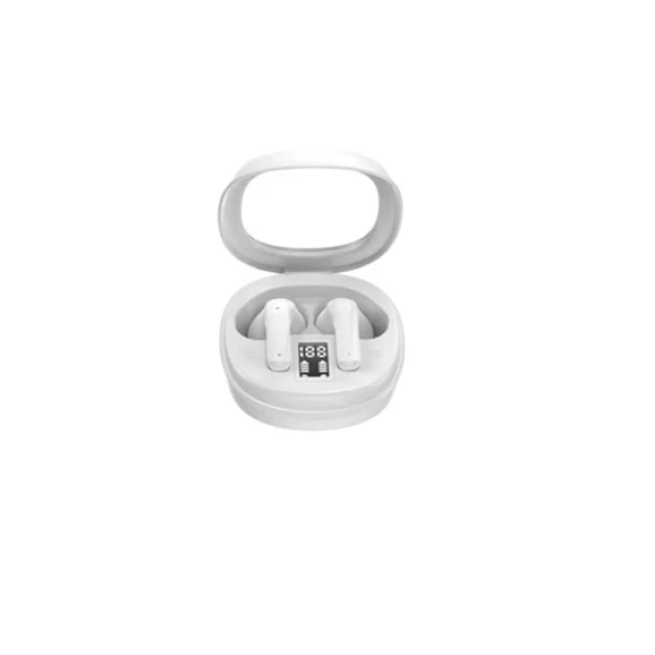 Ασύρματα ακουστικά Bluetooth με θήκη φόρτισης DM-TW23 λευκό