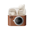 Ασύρματα ακουστικά Bluetooth με θήκη φόρτισης W33 Remax - καφέ