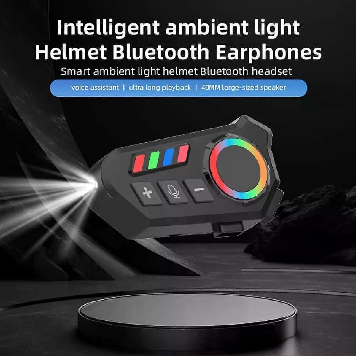 Ασύρματα ακουστικά κράνους - Wireless Earphone Helmet - K06 μαύρο - Image 2