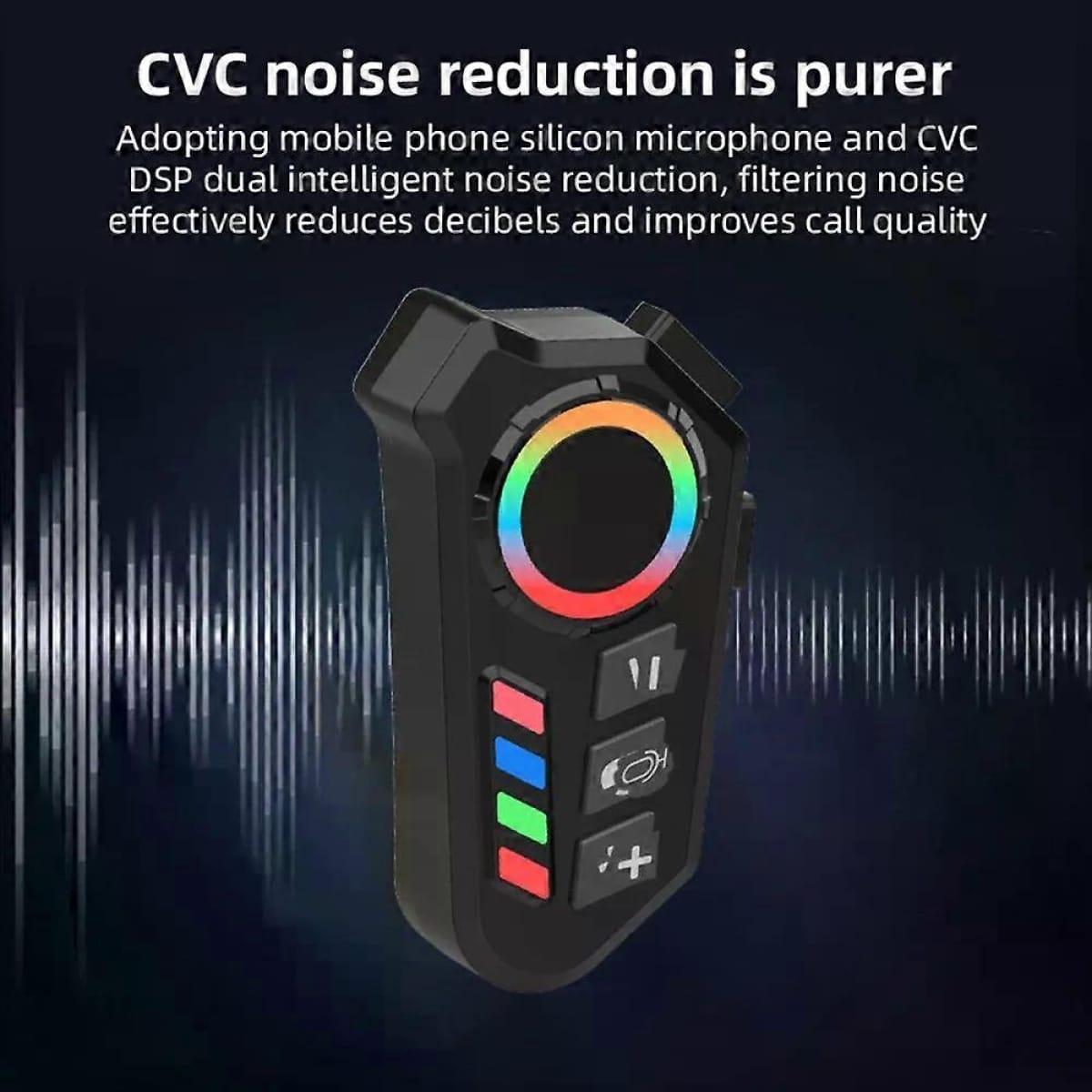 Ασύρματα ακουστικά κράνους - Wireless Earphone Helmet - K06 μαύρο - Image 3