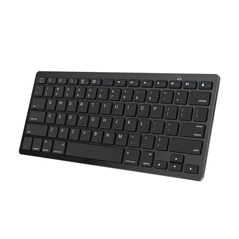 Ασύρματο Bluetooth πληκτρολόγιο Αγγλικό US KB066 - μαύρο