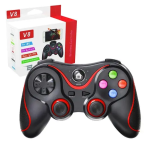 Ασύρματο Gamepad για Android / PS3 / PC / iOS V8 - κόκκινο