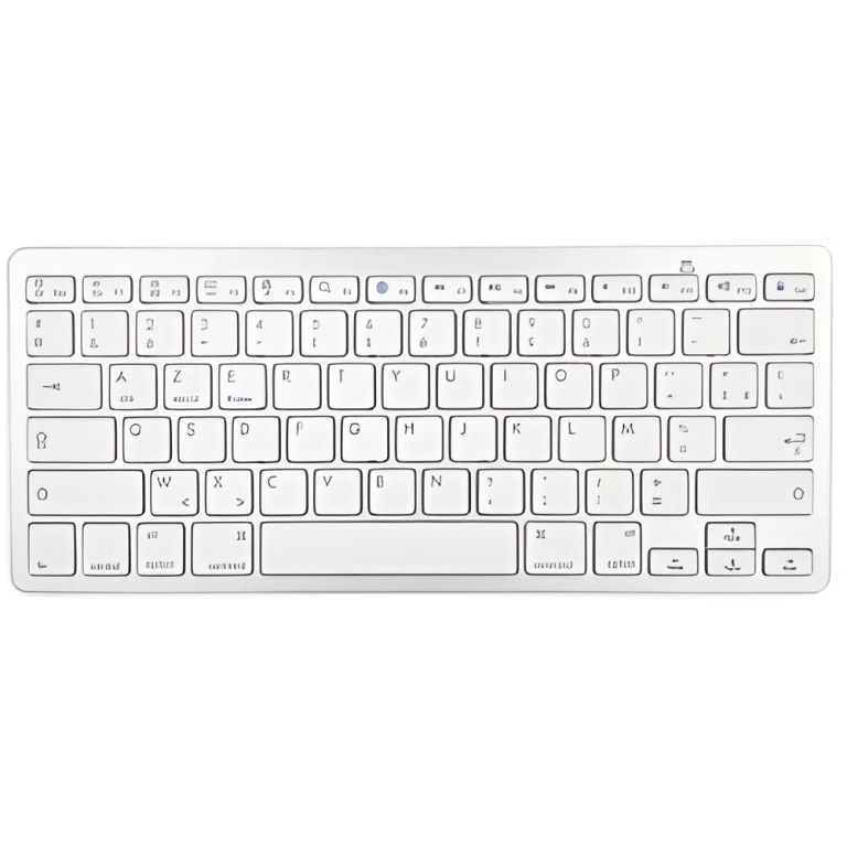 Ασύρματο Πληκτρολόγιο Bluetooth Λευκό 28.5x12cm Arrango AR60479