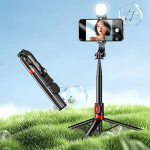 Ασύρματο τρίποδο κινητού Selfie Stick 1.3m Remax P60 - μαύρο - Image 4