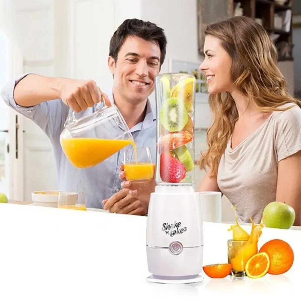 Μπουκάλι Σέικερ Smoothies & Φρέσκοι Χυμοί - Shake n Take 3  - Image 2