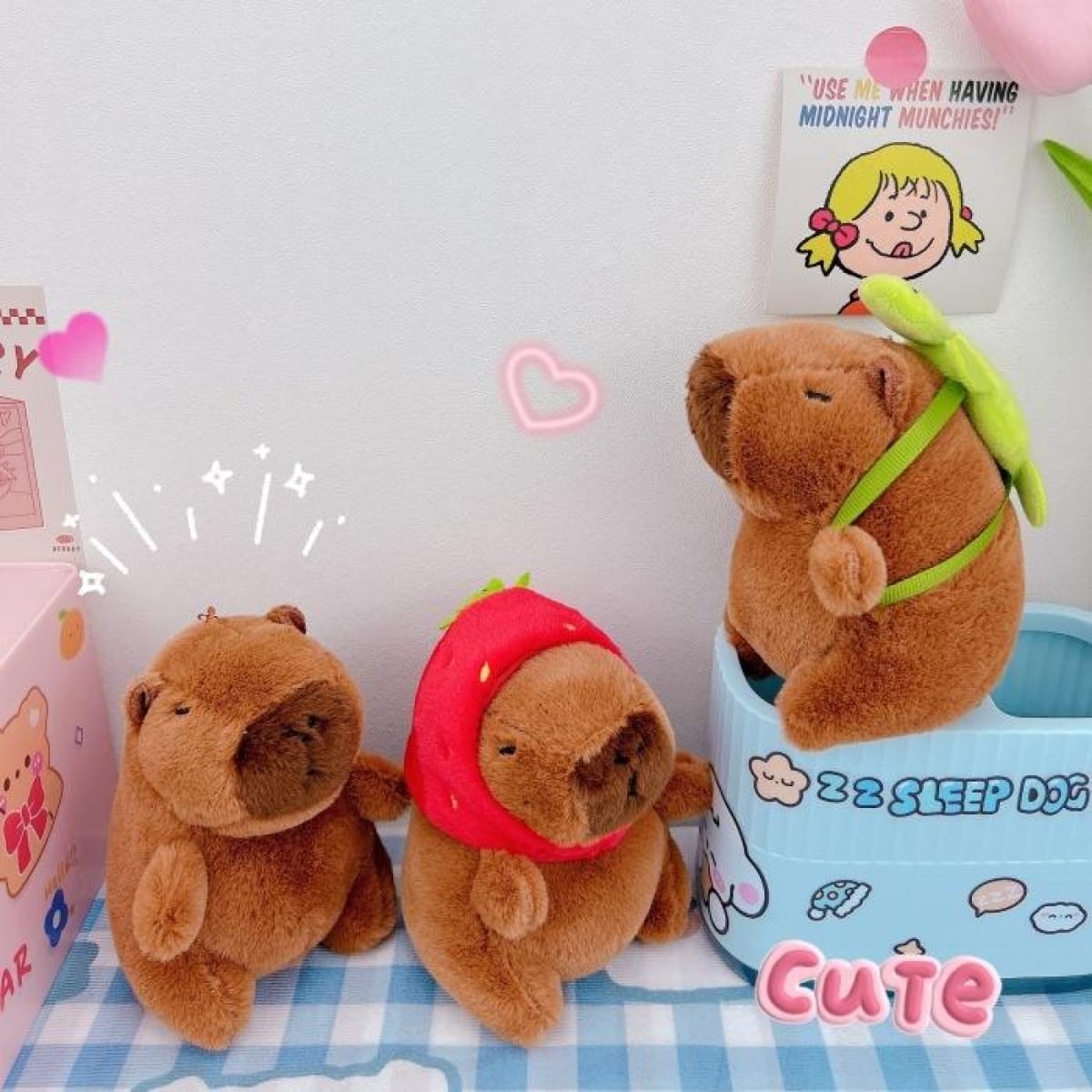 Μπρελόκ Λούτρινο 10cm 86453 Capybara με Χελωνίτσα