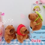 Μπρελόκ Λούτρινο 10cm 86453 Capybara με Χελωνίτσα