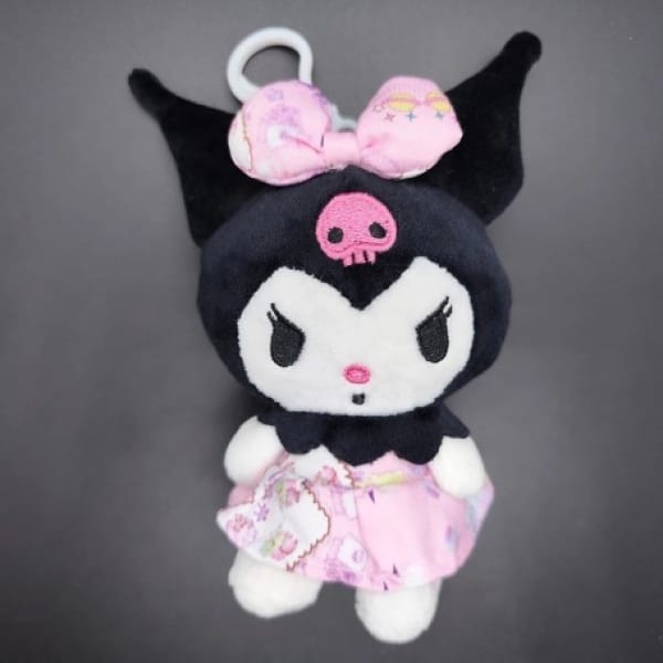 Μπρελόκ Λούτρινο Kuromi 13cm 86448 Ροζ Φόρεμα