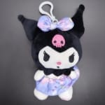 Μπρελόκ Λούτρινο Kuromi 13cm 86448 Μωβ Φόρεμα