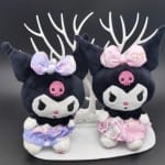 Μπρελόκ Λούτρινο Kuromi 13cm 86448 Μωβ Φόρεμα