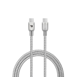 Baykron Καλώδιο Φόρτισης Type C σε Type C Basic Braided Charge and Sync 20V 3A 1