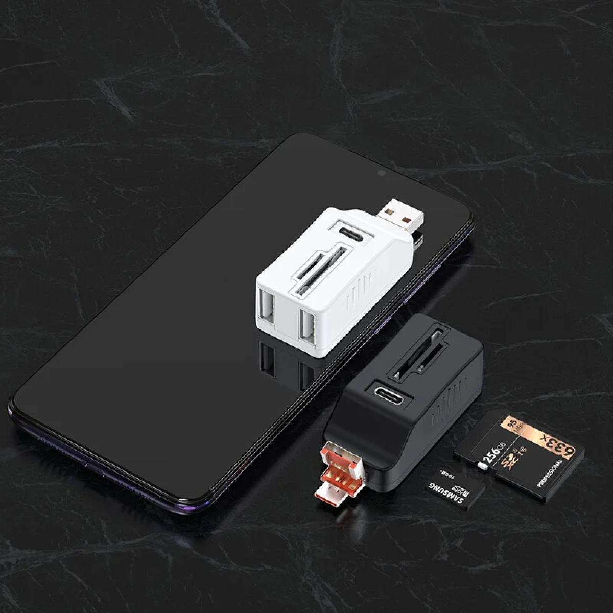 Card Reader USB 3.0 6 σε 1 Andowl Q-HU17