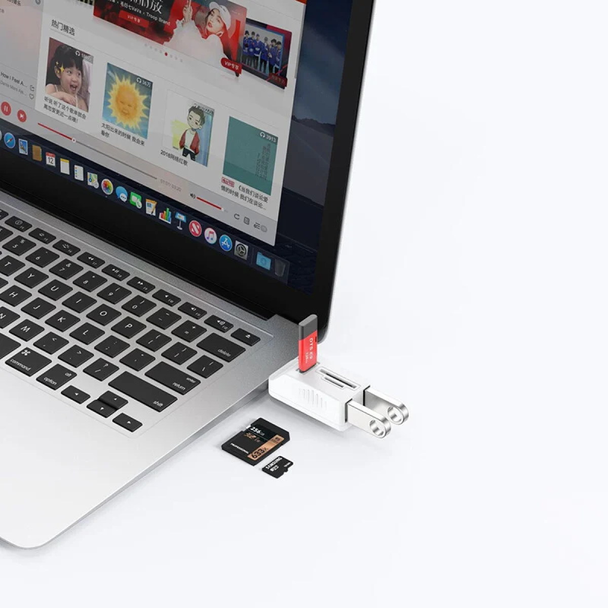 Card Reader USB 3.0 6 σε 1 Andowl Q-HU17