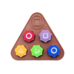 Διαδραστικό Παιχνίδι Gonggi Ζάρια Squid Games 86430 Kαφέ βάση