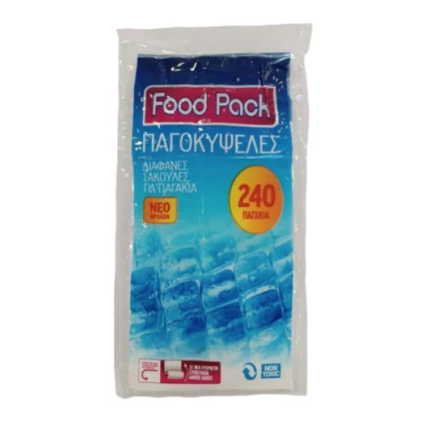 Διαφανείς Παγοκυψέλες Food Pack για 240 Παγάκια