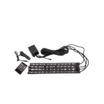 Διακοσμητικά Πολύχρωμα Φώτα Εσωτερικού Αυτοκινήτου LED με Χειριστήριο 2008677