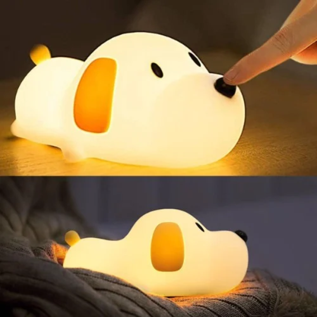 Διακοσμητικό Φωτιστικό USB Σιλικόνης - Cute Dog