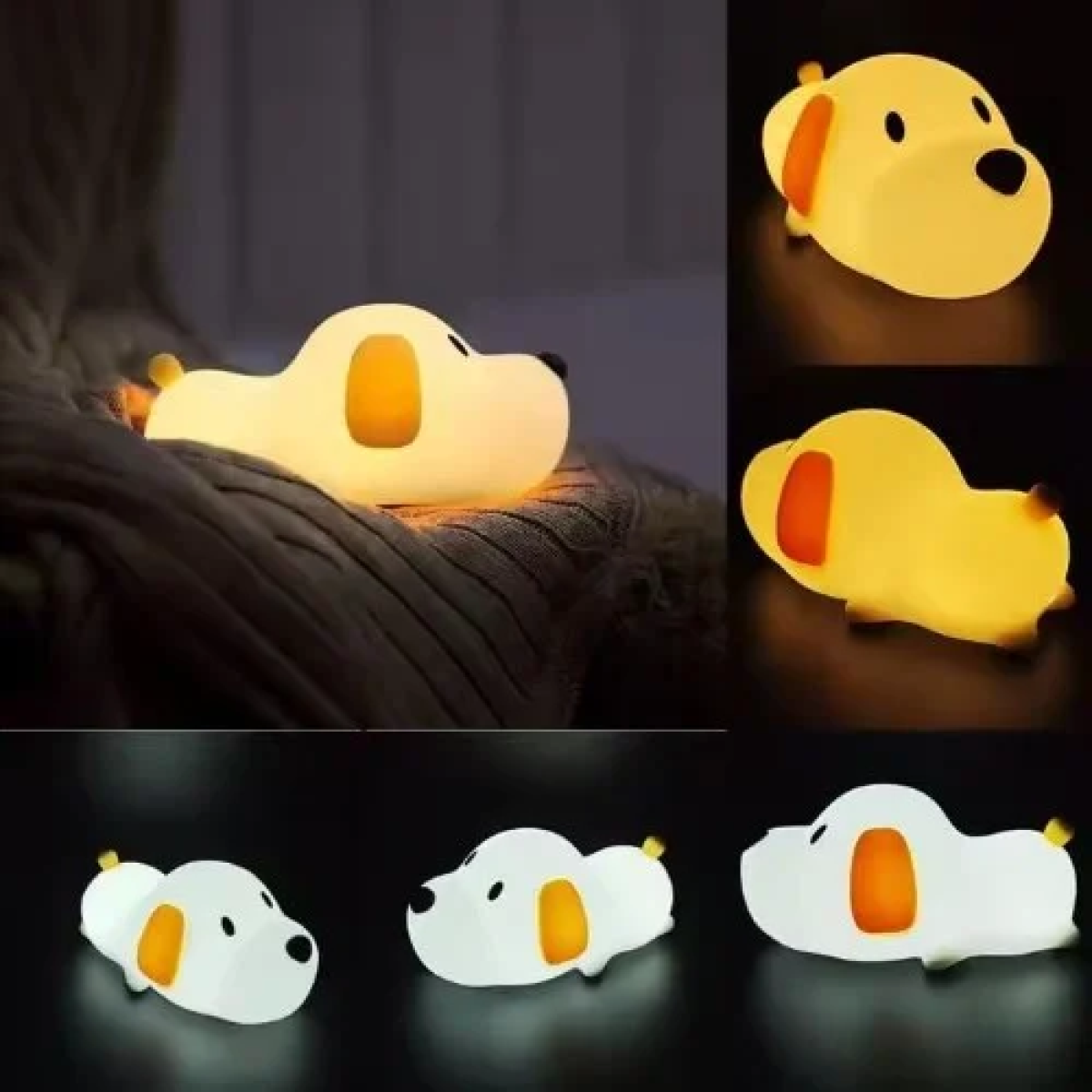 Διακοσμητικό Φωτιστικό USB Σιλικόνης - Cute Dog