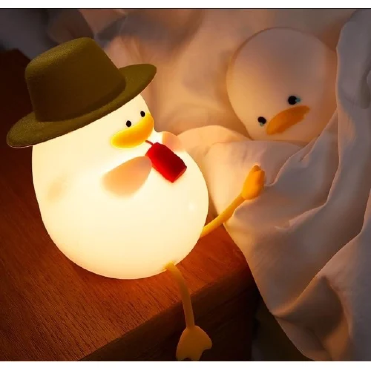 Διακοσμητικό Φωτιστικό USB Σιλικόνης - Otis the Duck - Image 6