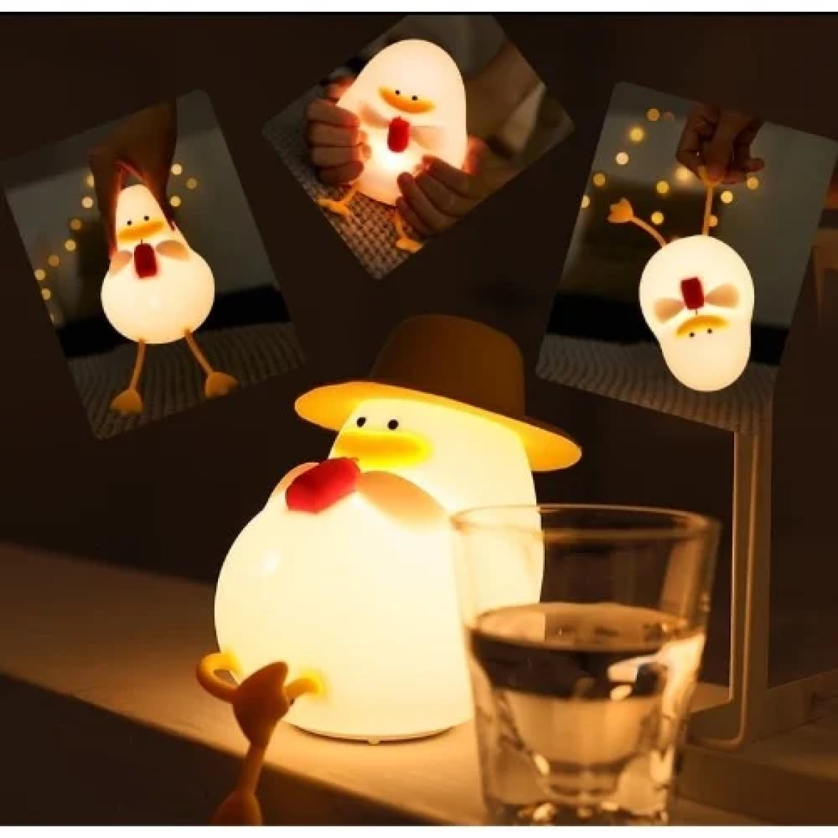 Διακοσμητικό Φωτιστικό USB Σιλικόνης - Otis the Duck