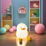 Διακοσμητικό Φωτιστικό USB Σιλικόνης Smiley Duck