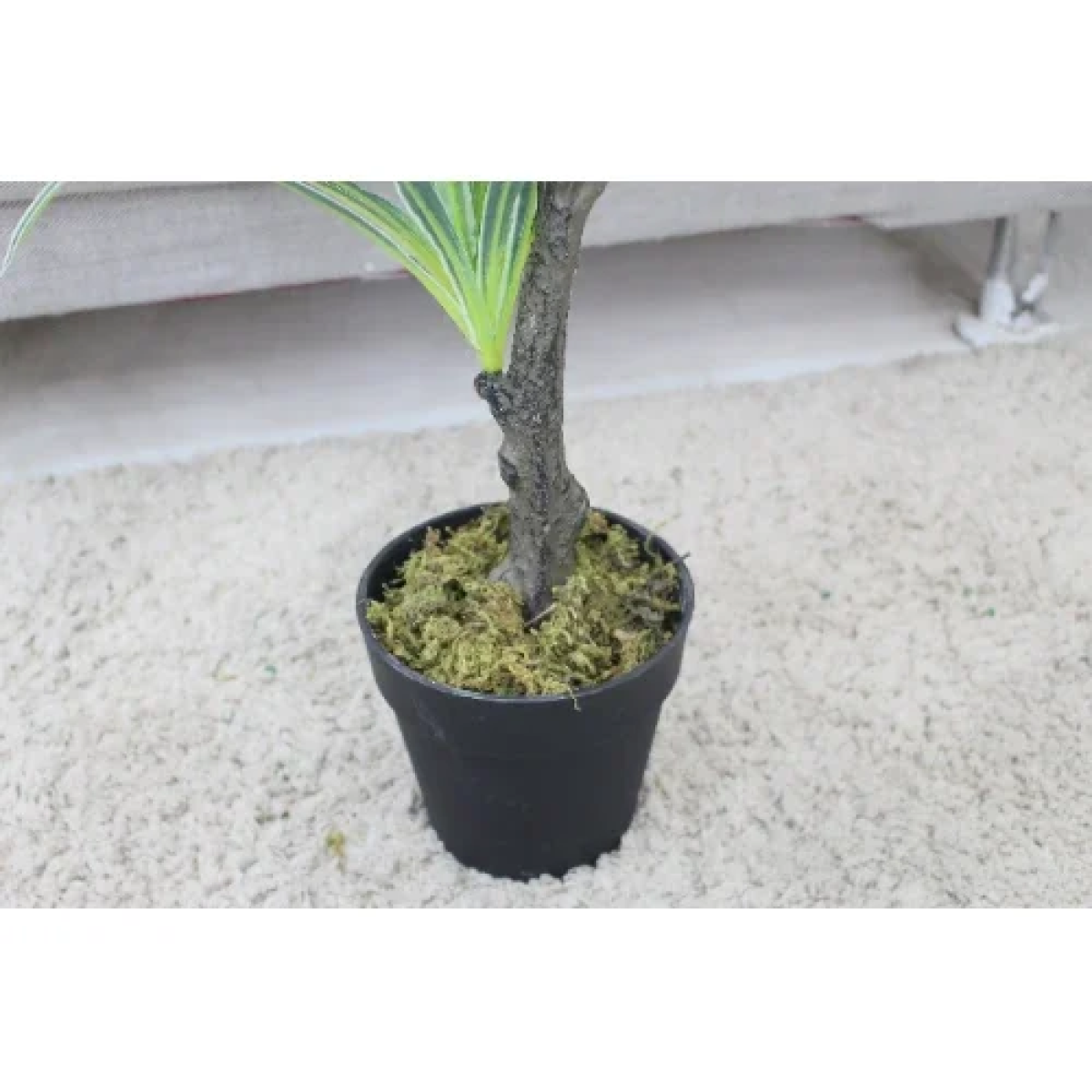 Διακοσμητικό Τεχνητό Φυτό White Grass σε Γλάστρα 70cm JWP3040 - Image 3